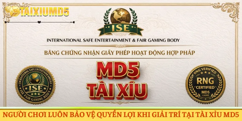Người chơi luôn bảo vệ quyền lợi khi giải trí tại Tài Xỉu MD5